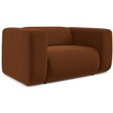 Makamii Oranžen/rjav žameten fotelj Ekahi – | Shoptok.si