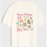 Sinsay Pamučna oversize majica s printom Pusheen the Cat | shoptok.hr