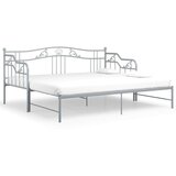 vidaXL izvlečni posteljni okvir siv iz kovine 90x200 cm | Shoptok.si