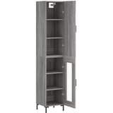  Visoka komoda siva sonome 34,5x34x180 cm od konstruiranog drva | shoptok.hr