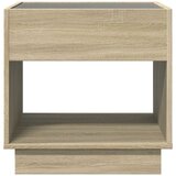  Noćni ormarić s beskonačnim LED boja hrasta sonome 50x50x50 cm | shoptok.hr