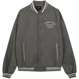 Pull&Bear Prehodna jakna kaki / bela