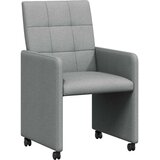  Blagovačke stolice s kotačima 2 pcs Svjetlosiva 58 x 65 x 94 cm | shoptok.hr