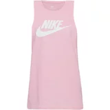 Nike Sportswear Top roza / bela
