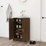 vidaXL omarica za čevlje rjav hrast 60x35x92 cm konstruiran les Cene