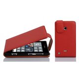 Cadorabo Ohišje, združljivo z Nokia Lumia 720 v rdeče sladkorno jabolko - Zaščitni ovitek v obliki flipa iz teksturiranega umetnega usnja, (20551118) | Shoptok.si