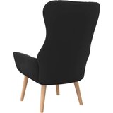  Stolica za opuštanje od tkanine crna | shoptok.hr