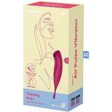 Satisfyer Vibrator Twirling Pro+, temno rdeč | Shoptok.si