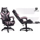 Sofotel Specter gaming stolica s osloncem za noge crno-roza Cijene
