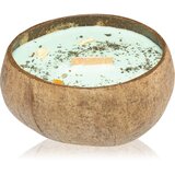 Tropicandle Lime, Basil & Mandarin dišeča sveča z lesenim stenjem 350 ml Cene
