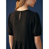 Sinsay Jednobojna midi haljina s volanima | shoptok.hr