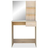 vidaXL Mizica za ličenje iz ivernih plošč 75x40x141 cm barva hrasta Cene