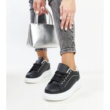 Gemre Black sneakers with decorative rhinestones Perica | Shoptok.si