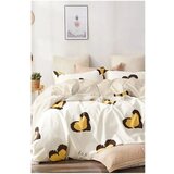 Mila Home Žuta posteljina za bračni krevet/za produženi krevet od renforce pamuka s uključenom plahtom/4-dijelna 200x220 cm Double Heart – | shoptok.hr