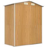  Vrtno spremište svjetlosmeđe 192 x 108 x 223 cm pocinčani čelik | shoptok.hr