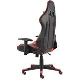 vidaXL Okretna igraća stolica crvena PVC | shoptok.hr