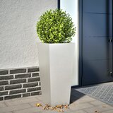 Maison Chic Vrtno korito - Greda - Cvetlični Lonec 35x35x75 cm nerjavno jeklo, (21789140) | Shoptok.si