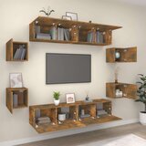  8-dijelni set TV ormarića boja dimljenog hrasta drveni | shoptok.hr