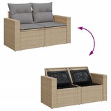  13-dijelni set vrtnih sofa s jastucima bež od poliratana | shoptok.hr