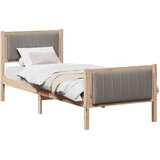  Okvir kreveta Smeđa i taupe 80 x 200 cm Masivna borovina | shoptok.hr