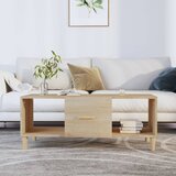 vidaXL Klubska mizica sonoma hrast 102x50x40 cm inženirski les | Shoptok.si