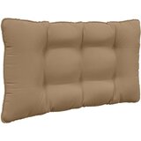  Jastuk za vanjsku sofU 2 pcs Sivo-smeđa Poliester - Sivo-smeđa 80 x 80 cm 1x sjedalo +1x naslon (2D s bartagom) | shoptok.hr