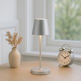 Brilliant LED prigušiva punjiva dodirna stona lampa ELORA LED/2,5W/5V 2700K IP44 srebrna | Eponuda.com