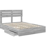  Postelja s shranjevanjem z vzglavjem Siva Sonoma 150 x 200 cm, (5000105784) | Shoptok.si