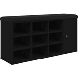 vidaXL klupa za cipele crna 102 x 32 x 50 cm od konstruiranog drva | shoptok.hr