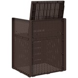  Vrtne stolice za blagovanje 2 pcs Smeđa PP | shoptok.hr
