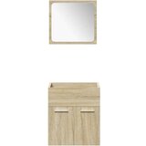 vidaXL 4-dijelni set kupaonskog namještaja boja hrasta sonome drveni | shoptok.hr