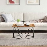  Kava Stol Staro drvo 80 x 80 x 45 cm Inženjerska drva i čelik | Eponuda.com