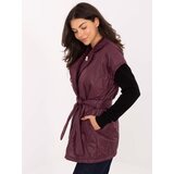 RUE PARIS Vest-IT-KZ-FL9603.87-burgundy Cene