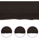  Kopalniški pult temno siv 100x60x4 cm obdelan trden les | Shoptok.si
