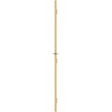 Sobna vrata tanka zlatna 76x201,5 cm kaljeno staklo i aluminij | shoptok.hr