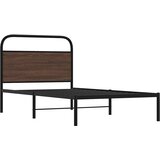  Okvir kreveta bez madraca smeđa boja hrasta 100x190 cm drveni | shoptok.hr