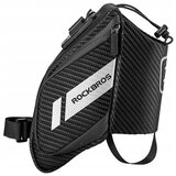ROCKBROS sedežna torba za kolesa 1,5L z žepkom za stekleničko črna, (21994333) | Shoptok.si