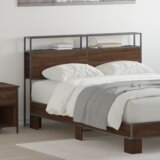  Skladiščni naslon s polico Rjavi hrast 140 cm Konstruiran les, (5000142343) | Shoptok.si