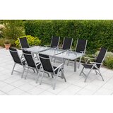 Gardenson Vrtni Set Carrara, 9-Delni, Raztegljiva Miza | Shoptok.si