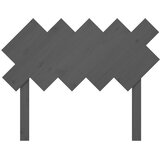  Uzglavlje za krevet sivi 104x3x80,5 cm od masivne borovine | Eponuda.com