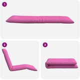 Sklopiva ležaljka za sunčanje roza 175x54x8 5 cm Oxford tkanina - Ružičasta 1 | shoptok.hr