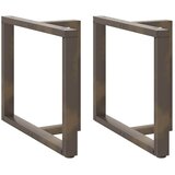  Noge za blagovaonski stol T-oblika 2 kom Crne 100x35x(72-73) cm Čelik | shoptok.hr