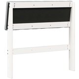  Tapecirani uzglavlje Svijetlo siva 75 cm Čvrsto borovo drvo | shoptok.hr