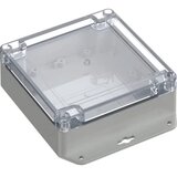 TRU COMPONENTS 6U07121205639 TC-13865308 industrijsko kućište 151.4 x 121.4 x 45 polikarbonat svijetlosiva, prozirna 1 S Cijene
