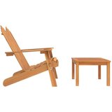  2-dijelna vrtna garnitura Adirondack od masivnog drva bagrema | shoptok.hr