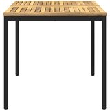  Stol za večeru u vrtu Bijela i crna 80 x 80,5 x 75 cm | shoptok.hr