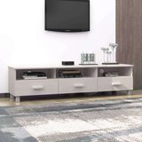 TV omarica HAMAR bela 158x40x40 cm trdna borovina, (20731167) | Shoptok.si