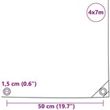 vidaXL Cerada 650g / m² Smeđa 4 x 7 m Platno s PVC premazom | shoptok.hr