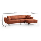 Atelier Del Sofa hamlet right- tile red tile red corner sofa-bed | Eponuda.com