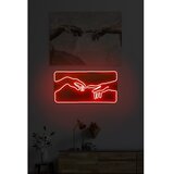 WALLXPERT dekorativna plastična led rasveta creation of adam red Cene